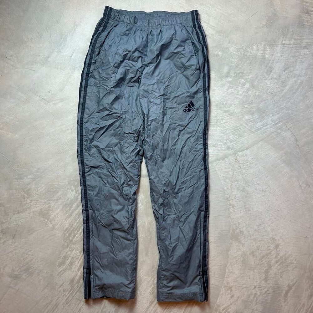 Adidas Men's Grey and Black Joggers-tracksuits